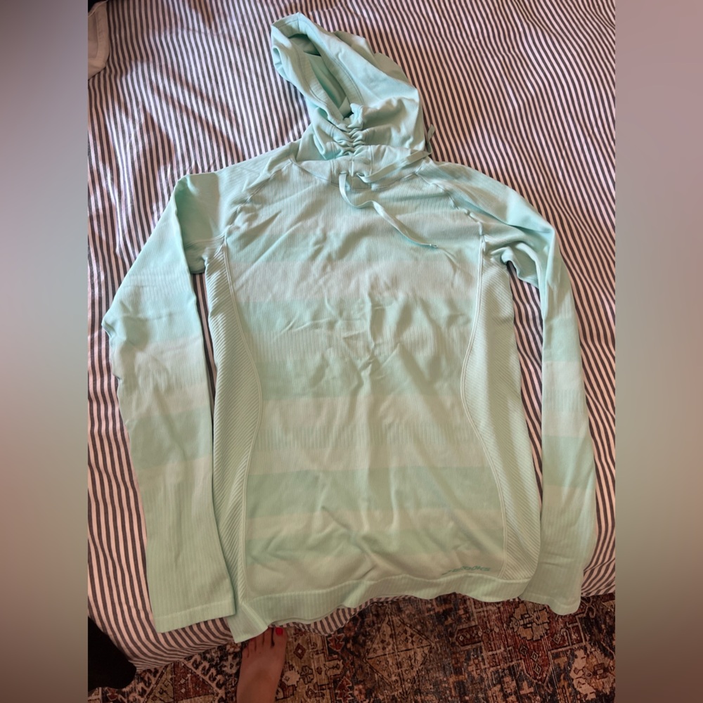 Brooks Light Green Ribbed Top